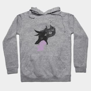 Wolf Dog With Stars Hoodie